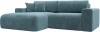 121374L Диван угловой Лига-036 НПБ Классик левый угол (Бирюзовый/Велюр) Лига Диванов арт.121374L