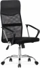 15815 Компьютерное кресло Woodville Arano 1 black / chrome (Металл, Сетка/Хром, Черный/Черный, Хром) арт.15815