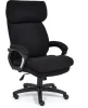 14040 Кресло DUKE флок/ткань, черный/черный , 35/TW-11 Tetchair 14040