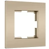 W0012911 Рамка на 1 пост Slab (шампань софт) Werkel W0012911 (a071623)