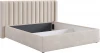 KM1.6-23.2081 Каркас кровати Ева 160х200 см Mebelson (ДСП,ЛДСП,Велюр/Кремовый) арт.KM1.6-23.2081