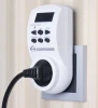 TMH-E-4 Розетка с заземлением и таймером Elektrostandard, 1 гнездо, белый, 16A, 3600W, 220V, IP20