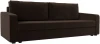 118053 Диван прямой Лига-009 (Коричневый/Микровельвет) Лига Диванов арт.118053