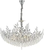 CL310121 Подвесная люстра Citilux Ritz CL310121 (220V, хрусталь, подвески, на цепи, листья, ветки)