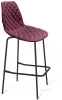 5132364401 Стул барный SHT-ST29-C12/S29 ежевичное вино/черный муар от фабрики Sheffilton