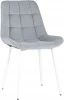 УТ000025208 Стул Stool Group Флекс велюр светло-серый белые ножки УТ000025208