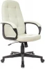 CH 002 IVORY Кресло руководителя Бюрократ CH 002 слоновая кость OR-10 эко.кожа крестов. пластик