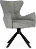 15832 Стул на металлокаркасе Woodville Atlanta gray / black крутящийся арт.15832