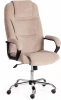 19371 Компьютерное кресло игровое Tetchair BERGAMO (Флок/Бежевый)