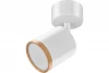 SPOT06-CLL5W-1 Спот накладной светодиодный 5W LED, 4000K, 375лм, поворотный, матовый белый/дерево Lumin'arte SPOT06-CLL5W-1