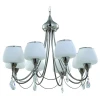801/8-Whitechrome Подвесная люстра IDLamp 801 801/8-Whitechrome
