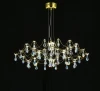 MR2663-60P-50CD Подвесная люстра светодиодная с пультом и хрустальными подвесками K9 MyFar Ersilia MR2663-60P-50СD