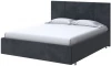 2019039 PROxSON Кровать Neo (Ткань: Велюр Casa Графитовый) 80x190