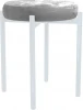 00-00074729 Табурет DikLine, M13 светло-серый, ножки белые арт.00-00074729