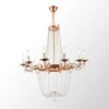 LSP-6003 Подвесная люстра Lussole Rains LSP-6003 (220V, хрусталь, на цепи, подсвечник, свеча)