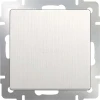 WL13-SW-1G-2W / Выключатель одноклавишный проходно Выключатель встраиваемый одноклавишный проходной Werkel, перламутровый рифленый