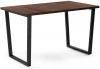 489737 Стол деревянный Лота Лофт 120 25 мм гикори / черный матовый 489737 Woodville