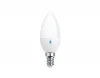 206014 Лампочка светодиодная свеча белая колба E14 6 Вт 4200K холодное свечение Ambrella Present 206014
