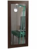 002230 Зеркало навесное Берже 24-105 темно-коричневый 105 см х 65 см от фабрики Mebelik