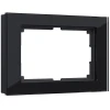 W0081108 Рамка для двойной розетки (черный,стекло) W0081108 (a051441)