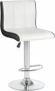 5006-LM CANDY,  цвет сиденья бело-черный, цвет основания хром Стул барный CANDY (бело-чёрный)