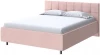1936652 PROxSON Кровать Diamo без основания (Ткань: Велюр Ultra Розовый мусс) 160x200