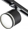 20009TRA/02 SBK Трековый светильник однофазный Escada 20009 1x15Вт GX53, металл, черный матовый (220V, круглые)