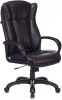 CH-879N/COFFEE Кресло руководителя Бюрократ CH-879N темно-коричневый NE-15 эко.кожа крестовина пластик