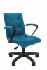 Chairman 030 пластик Офисное кресло Chairman 030 Россия ткань Т-75 бирюзовый, пластик