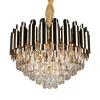 OML-81403-08 Подвесная люстра Omnilux 814 OML-81403-08 (220V, хрусталь, на цепи, круглые)
