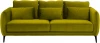 583335 Диван Amsterdam трехместный ОГОГО (арт.583335), (Ткань/Оливковый)