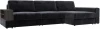 129107 Диван угловой с полкой Лига-055 НПБ Лонг угол универсальный Лига Диванов (Велюр) арт.129107