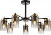 2118/7P Потолочная люстра на штанге Escada Dinasty 2118/7P E14*40W Black/Brass (220V)