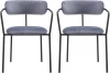 FR 0370P Комплект из 2-х стульев Bradexhome Ant серый