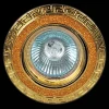 01021-9.0-001AK MR16 SG+GD Встраиваемый точечный светильник Reluce 01021-9.0-001AK MR16 SG+GD (12V, круглые)