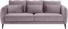 664752 Диван Amsterdam трехместный ОГОГО (арт.664752), (Ткань/Сиреневый)