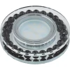 DLS-P102 GU5.3 CHROME/BLACK Встраиваемый точечный светильник Fametto Peonia DLS-P102 GU5.3 CHROME/BLACK