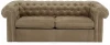 329616 Диван Chesterfield ОГОГО (арт.329616), (Ткань/Светло-коричневый)