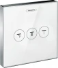 15736400 Переключатель потоков Hansgrohe ShowerSelect 15736400 на три потребителя, белый