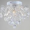 04033-0.3-04 WH+SILVER PN Потолочная люстра хрустальная Reluce 04033-0.3-04 WH+SILVER PN (220V)