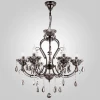 3426/6 черный жемчуг / дымчатый хрусталь Подвесная люстра Eurosvet 3426 3426/6 черный жемчуг/дымчатый хрусталь Strotskis