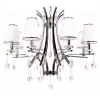 LDP 66247-8 WT+CHR Подвесной светильник Lumina Deco Glamour LDP 66247-8 WT+CHR