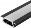 015039 Профиль MIC-F-2000 ANOD Black (Алюминий) 015039 Arlight