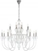 88003-10+5 WH Подвесная люстра iLamp Lady 88003-10+5 WH