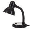 TLI-204 Black. E27 Интерьерная настольная лампа для школьника Uniel TLI-204 Black. E27 (220V, выключатель)