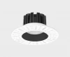IT02-028 black 3000K Встраиваемый светодиодный светильник под гипсокартон Italline IT02-028 black 3000K (220V, круглые, IP44)