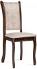 527062 Деревянный стул Woodville Вилмот темный орех / бежевый 527062