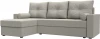 125975L Диван угловой Верона Лайт левый угол (Бежевый/Рогожка) Лига Диванов арт.125975L