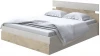 2015017 Без бренда Кровать Milton с подъемным механизмом (ЛДСП Дуб Шамони светлый (124)/Бунратти) 90x200