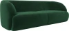122201 Диван прямой Лига-041 (Зеленый/Велюр) Лига Диванов арт.122201